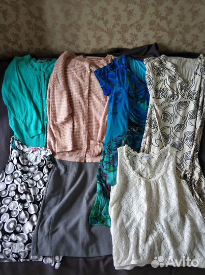 Женские вещи б/у 2 пакета 48 50 цена за каждый