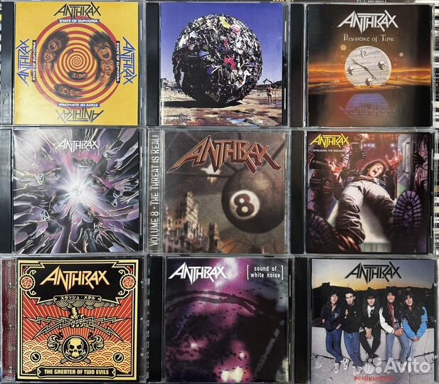 Музыкальные cd диски Anthrax