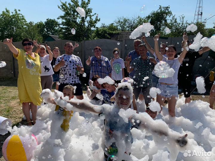 Профессиональные аниматоры. Студия.Пенное шоу