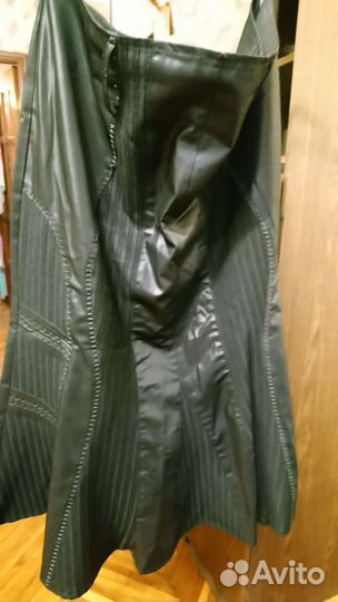 Юбка длинная, чёрная, модельная