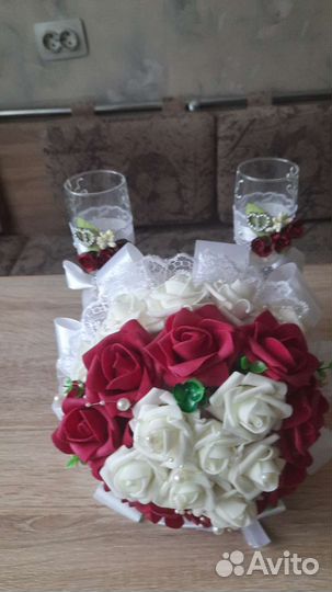 Свадебный букет набор