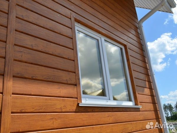 Металлический Сайдинг экобрус Золотой Орех