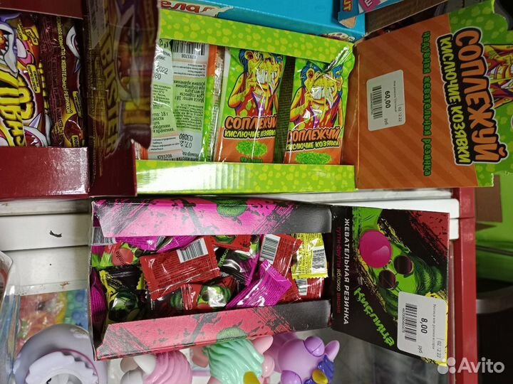 Жевательные резинки, мармелад,с приколами
