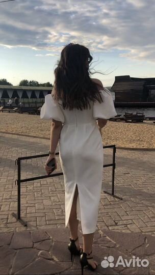 Платье вечернее белое