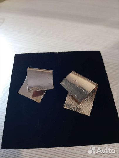 Бижутерия серьги под золото