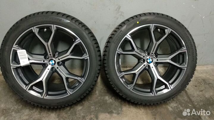 Новые шипованные колёса R21 BMW 741m стиль X5 X6