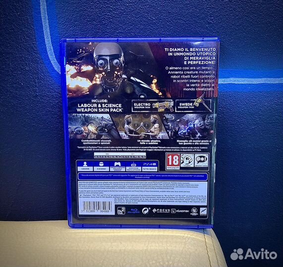 Диск ps4 ps5 Atomic heart