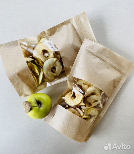 Фруктовые чипсы фрипсы сушеные яблоки