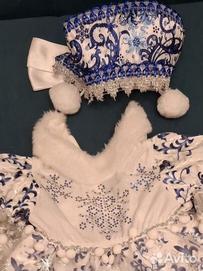 Костюм снежинка снегурочка