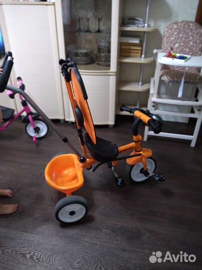 Трехколесный велосипед коляска