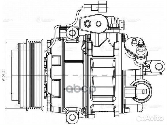 Компрессор кондиционера ford explorer 3.5I (с эл