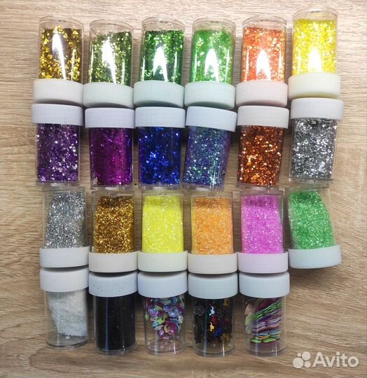 Блёстки декоративные (глиттер), пайетки