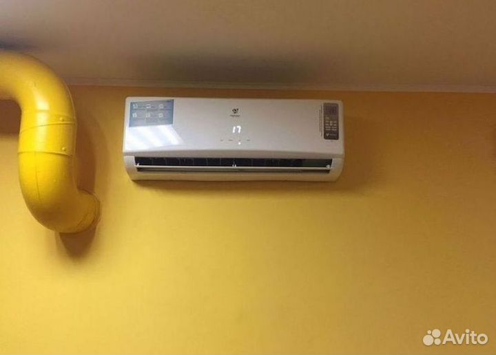 Сплит система с установкой