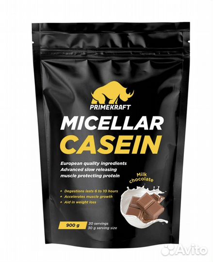 Мицеллярный казеин primekraft, 900 гр