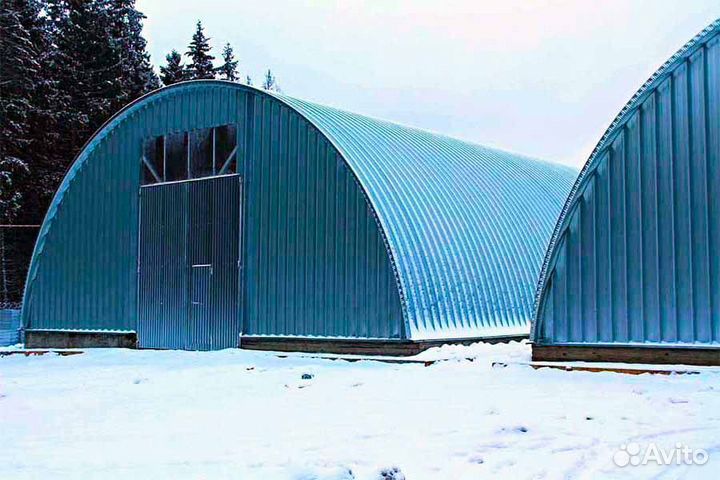 Ангары арочные 21 х60 (1260 м2)
