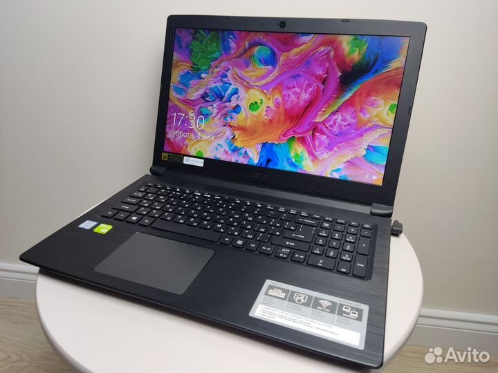 Шикарный Acer FullHD Core i3 8th, 12Gb, SSD, MX130