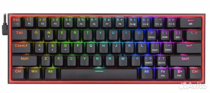 Игровая клавиатура redragon модель: K617-RGB