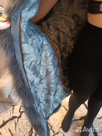 Шуба песец полушубок