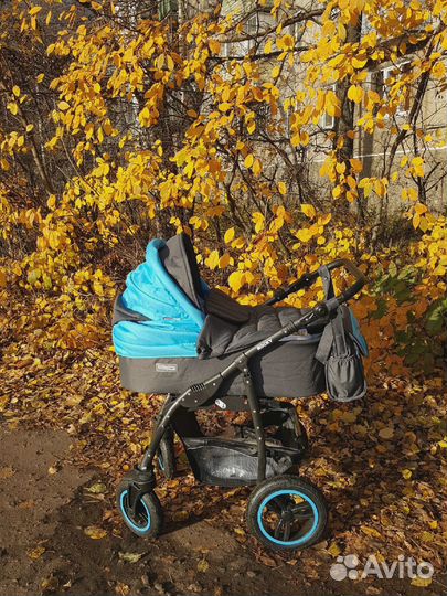 Коляска 2в1 Babyton Rocky Blue