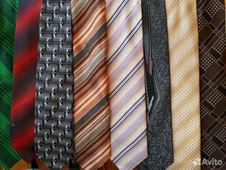 Коллекция мужских галстуков. 70-90-е года