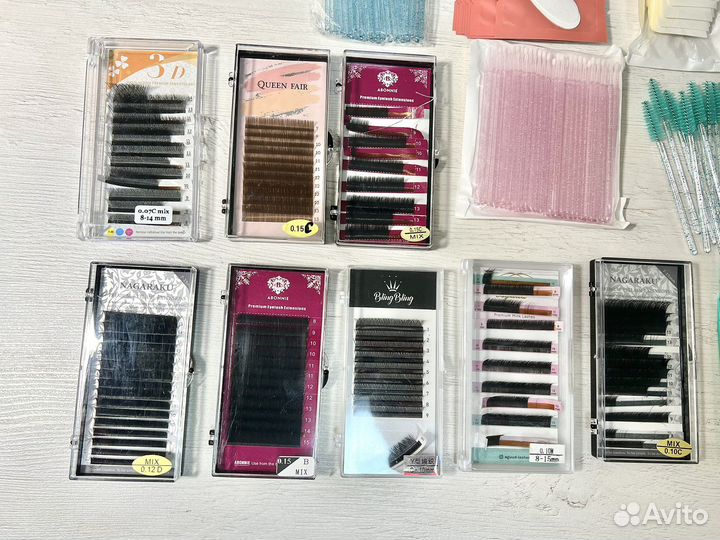 Материалы для наращивания ресниц, набор лешмейкера