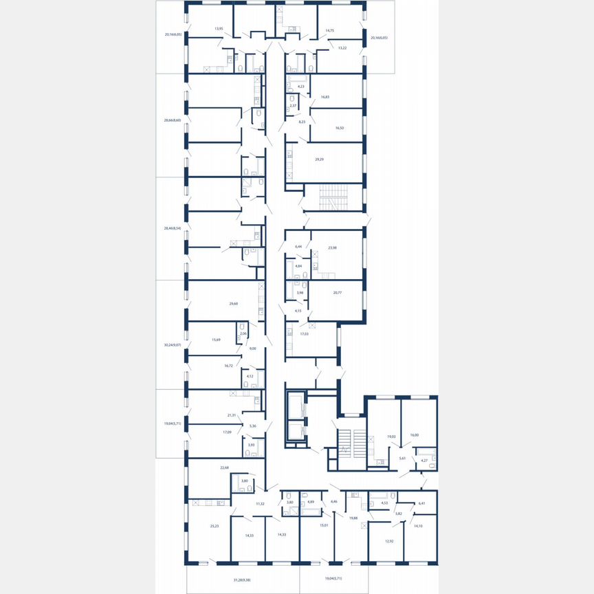 3-к. апартаменты, 77,5 м², 1/5 эт.