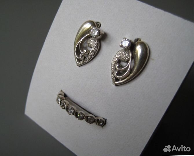 Украшения серебро