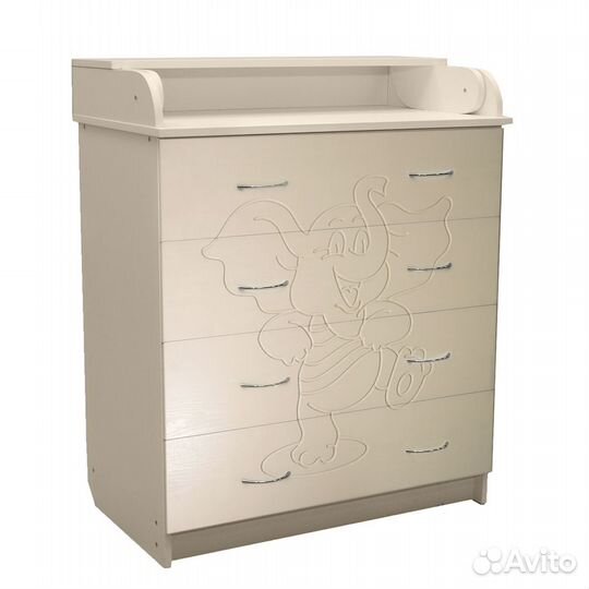 Пеленальный комод Соня 80/4 Рисунок Слоник