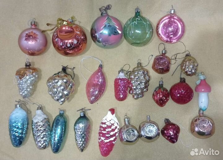 Елочные игрушки СССР