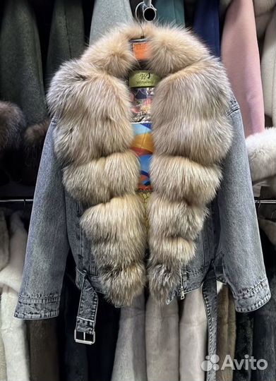 Джинсовки с натуральным мехом