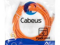 PC-UTP-RJ45-Cat.6-5m-OR-lszh, Патч-корд Cabeus UTP