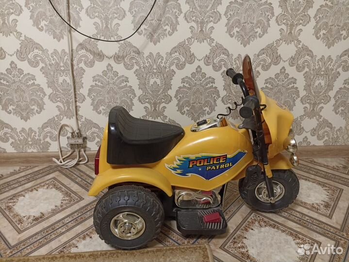 Мотоцикл детский, коляска