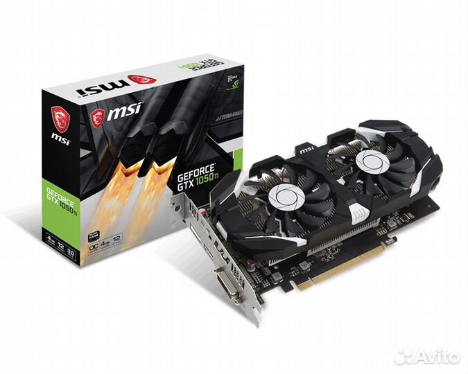 Видеокарта msi gtx 1050 ti 4gb