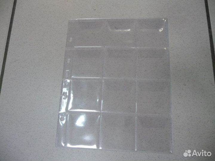 Лист для монет и бон