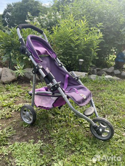 Коляска кукольная игрушечная