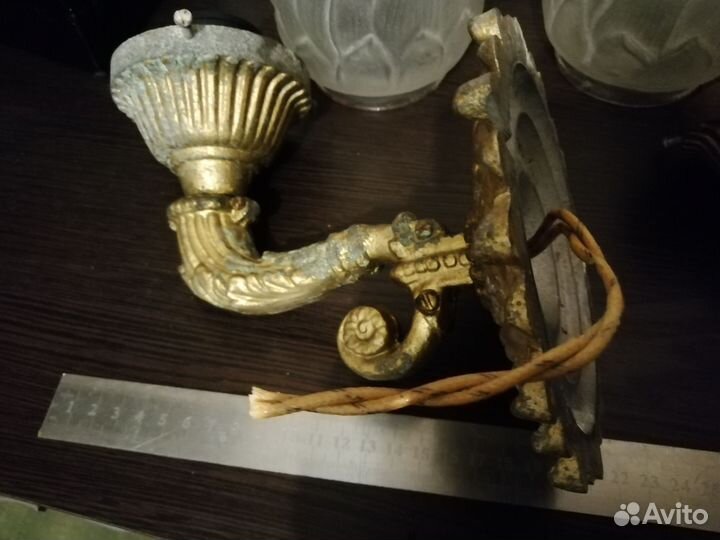 Настенный светильник бра СССР. Цена за два