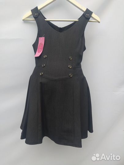 Сарафаны школьные новые черные и серые