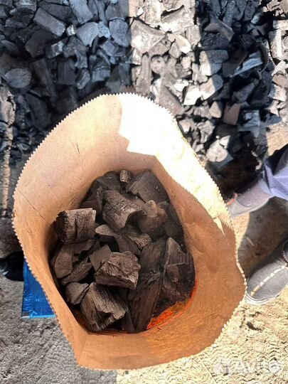 Уголь березовый в мешках