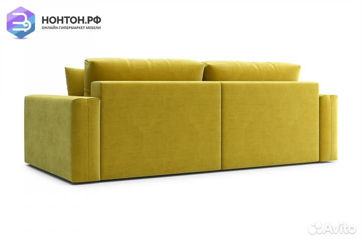 Диван тик-так Монарх горчичный