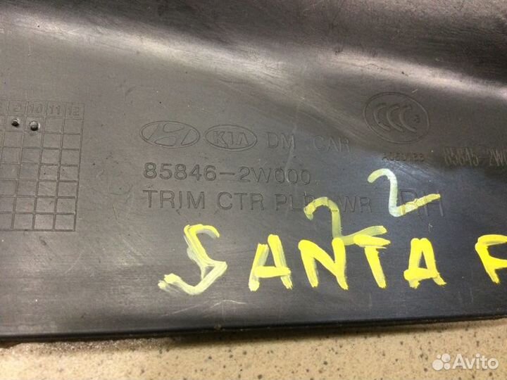 Обшивка центральной стойки правая Hyundai Santa Fe