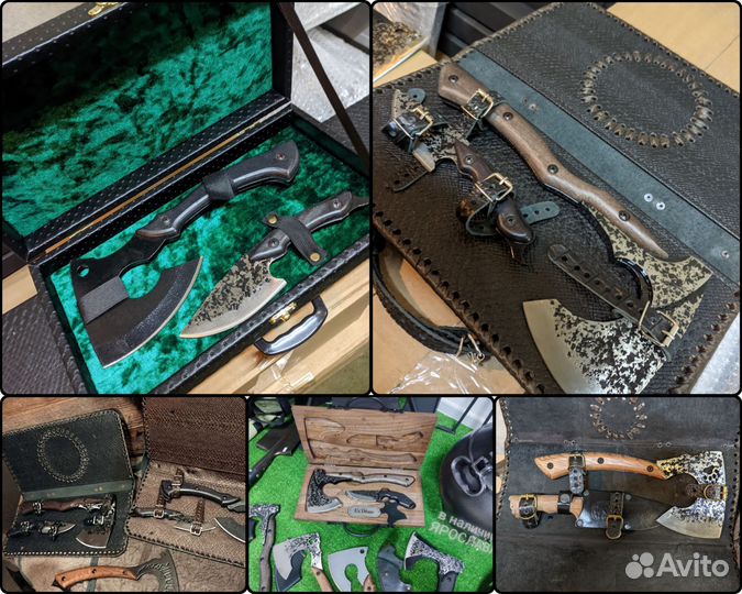 Мужской подарочный набор, ножи, топоры