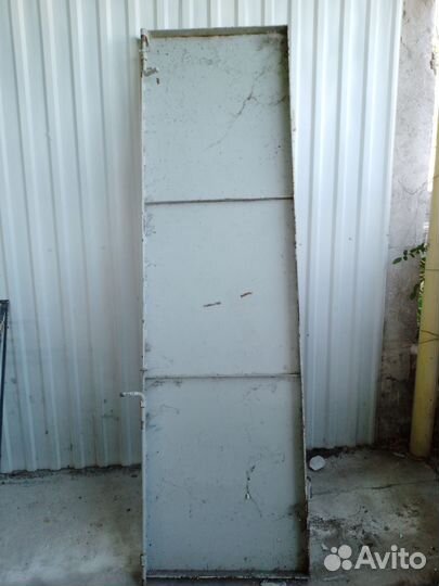 Ворота гаражные металлические бу