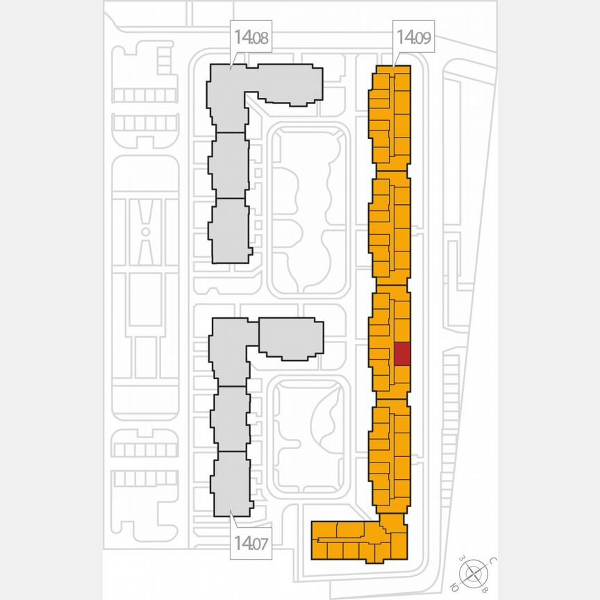 2-к. квартира, 53,7 м², 4/8 эт.