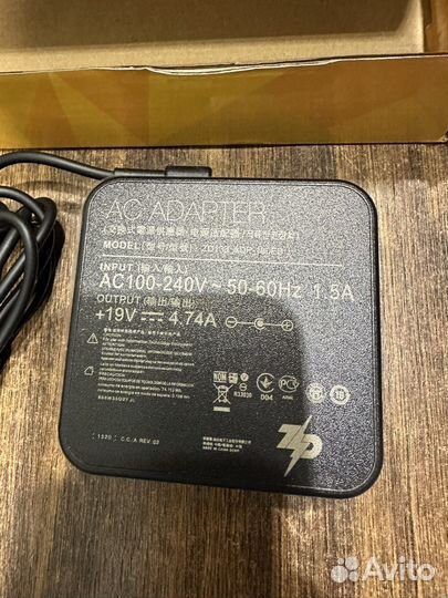 Новый блок питания asus 19v 4.74 90w 4.5x3.0