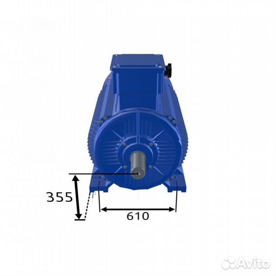Электродвигатель аир 355L10 (132кВт/600об.мин)