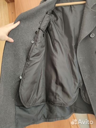 Пальто мужское зимнее, демисезонное шерстяное