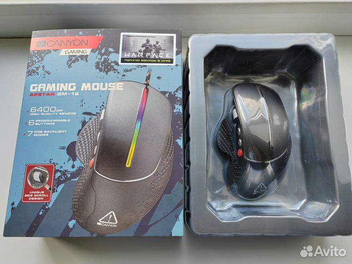 Игровая мышь проводная Canyon Apstar GM-12