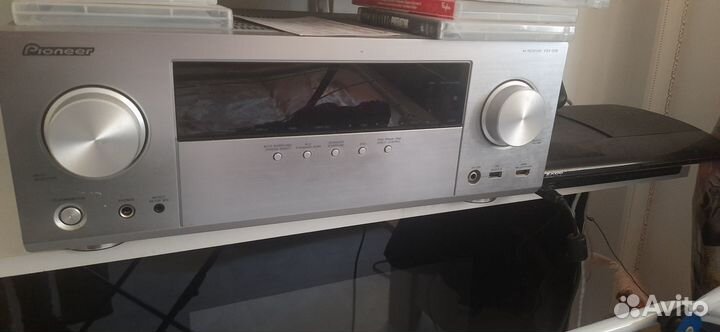 Ресивер pioneervsx-528 с акустикой Jamo