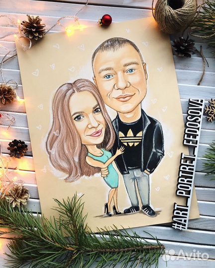 Шарж по фото на заказ