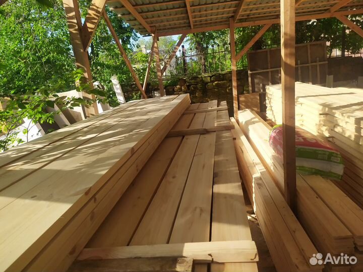 Пиломатериал сухой строганый